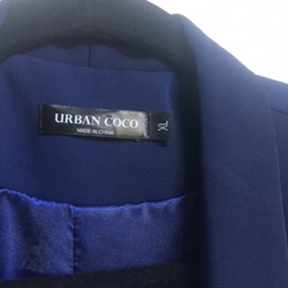 URBAN COCO BLUE BLAZER, SZ XL - Picture 2 of 8